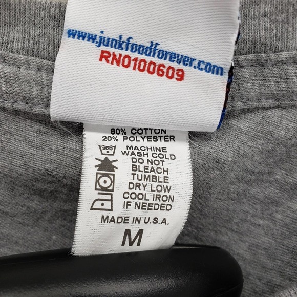 Junk Food Vintage Style 2007 White Tag T-shirt Size Medium - Picture 3 of 7